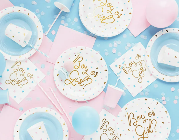 Teller - Boy or Girl - ca. ø23cm